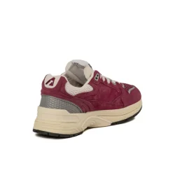 Autry Sneakers En Cuir|Chaussures De Running Retro*Hyperway W *Suede / Mesh* Winery / Silver