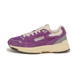Autry Sneakers En Cuir|Chaussures De Running Retro*Hyperway W *Suede / Mesh* Purple / Silver
