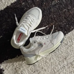 Autry Sneakers En Cuir|Sneakers Blancs*Hyperway W *Suede / Mesh* White / Silver