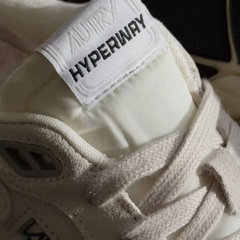 Autry Sneakers En Cuir|Sneakers Blancs*Hyperway W *Suede / Mesh* White / Silver