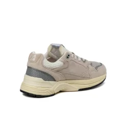 Autry Sneakers En Cuir|Chaussures De Running Retro*Hyperway W *Suede / Mesh* Sand / Silver