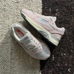 Autry Sneakers En Cuir|Chaussures De Running Retro*Hyperway W *Suedebic / Mesh* Poweder / Silver