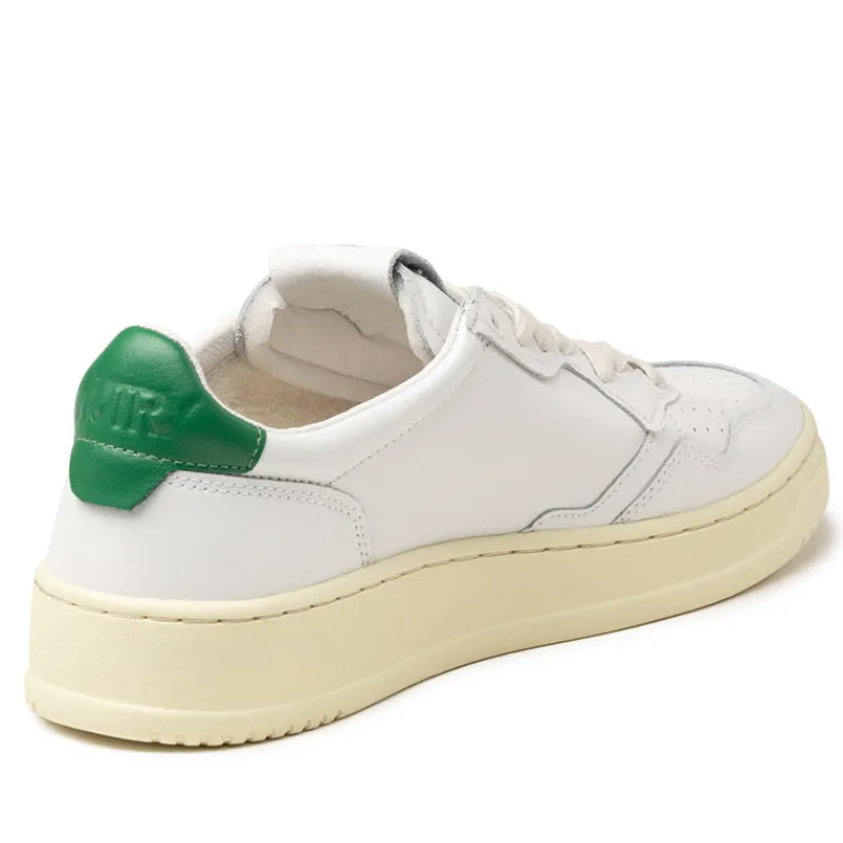 Autry Sneakers En Cuir*Medalist Leat / Leat White / Green