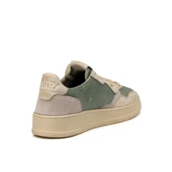 Autry Sneakers En Cuir*Medalist Dragon / Goat *Super Vintage* White / Military
