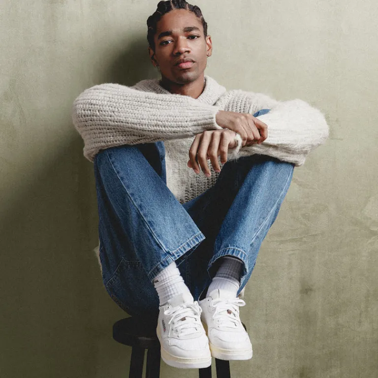 Autry Sneakers En Cuir*Medalist *Goat / Nappa* White / Whs / Ptr