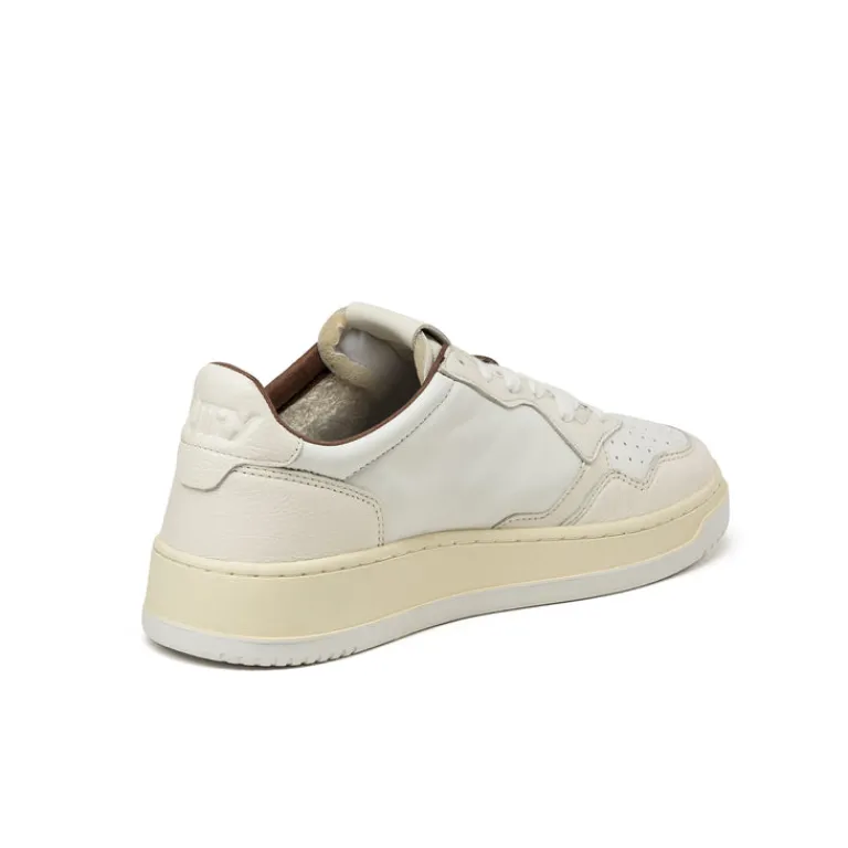 Autry Sneakers En Cuir*Medalist *Goat / Nappa* White / Whs / Ptr