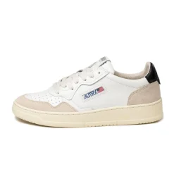 Autry Sneakers En Cuir|Sneakers Blancs*Medalist *Leather / Suede* White / Black
