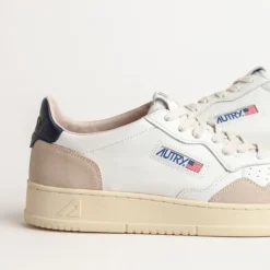 Autry Sneakers En Cuir|Sneakers Blancs*Medalist *Leather / Suede* White / Blue