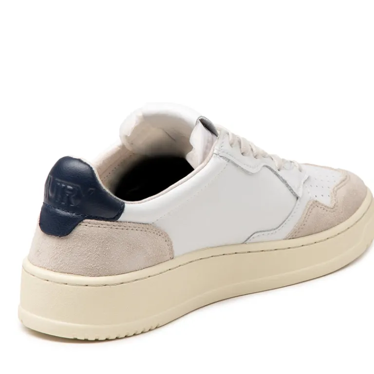 Autry Sneakers En Cuir|Sneakers Blancs*Medalist *Leather / Suede* White / Blue