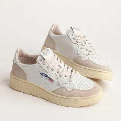 Autry Sneakers En Cuir*Medalist *Leather / Suede* White / White