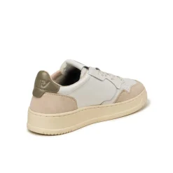 Autry Sneakers En Cuir|Sneakers Blancs*Medalist *Leather / Suede* White / Crvt Green