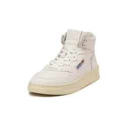 Autry Sneakers Montantes|Sneakers En Cuir*Medalist Mid *Goat* White