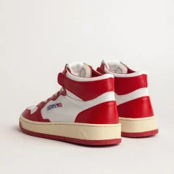 Autry Sneakers Montantes|Sneakers En Cuir*Medalist Mid W Leat / Leat White / Red