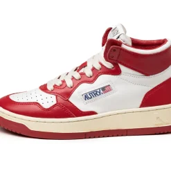 Autry Sneakers Montantes|Sneakers En Cuir*Medalist Mid W Leat / Leat White / Red