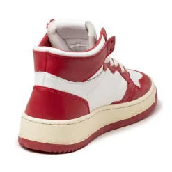 Autry Sneakers Montantes|Sneakers En Cuir*Medalist Mid W Leat / Leat White / Red