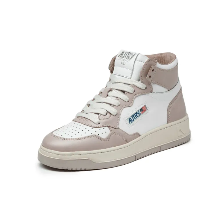 Autry Sneakers Montantes|Sneakers En Cuir*Medalist Mid W Mushroom