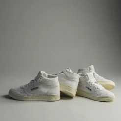 Autry Sneakers Montantes|Sneakers En Cuir*Medalist Mid W *Goat* White