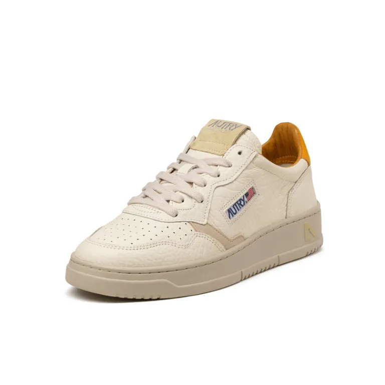 Autry Sneakers En Cuir*Medalist *Nubuk / Elephant* Apricot / Sand