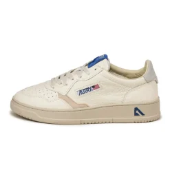 Autry Sneakers En Cuir*Medalist *Nubuk / Elephant* Hay / Sand