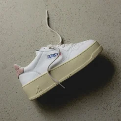 Autry Sneakers À Plateforme|Sneakers En Cuir*Medalist Platform W White / Powder