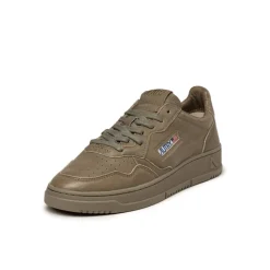 Autry Sneakers En Cuir*Medalist *Solid Goat* Mud Green