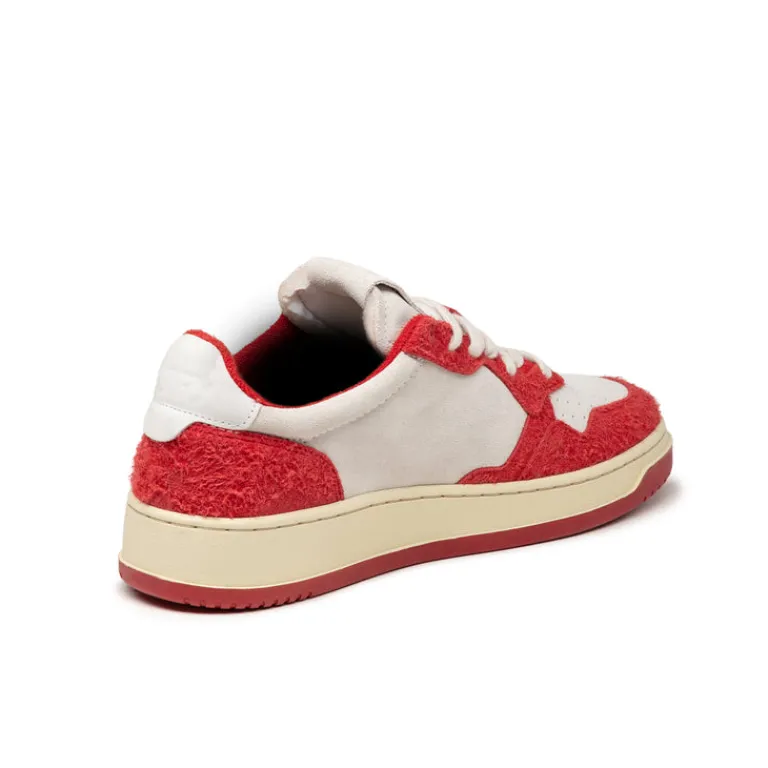 Autry Sneakers En Cuir*Medalist *Suede / Long Suede* Red