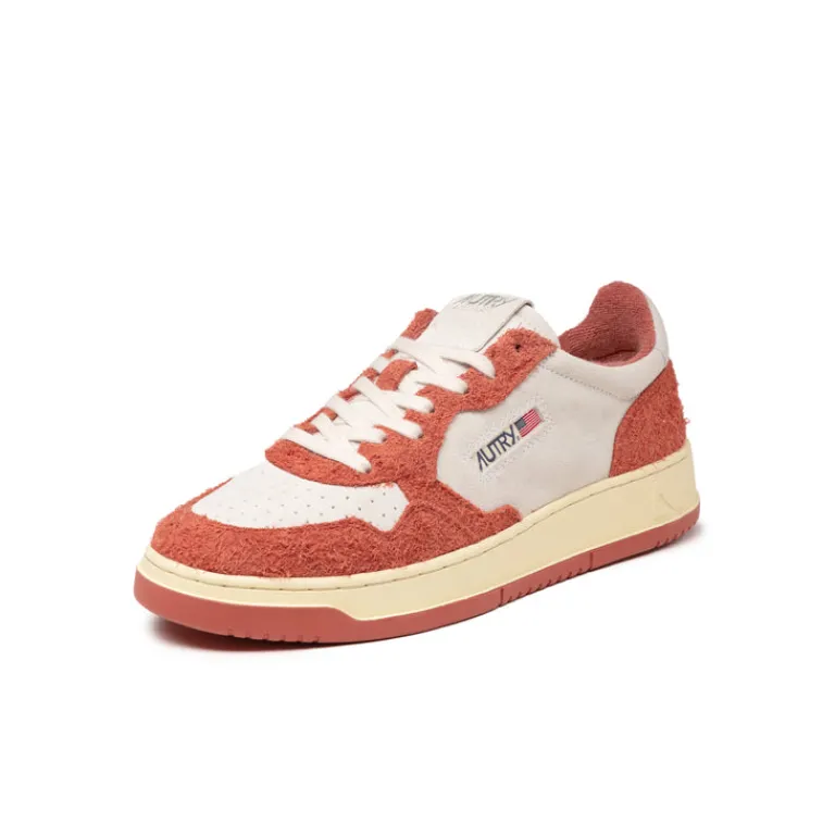 Autry Sneakers En Cuir*Medalist *Suede / Long Suede* Rust