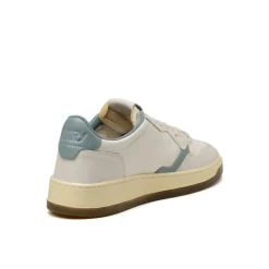 Autry Sneakers En Cuir|Sneakers Blancs*Medalist *Virgin / Crack* White / Silver Blue