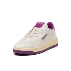 Autry Sneakers En Cuir|Sneakers Blancs*Medalist *Virgin / Sponge* White / Hyacinth Violet