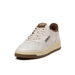 Autry Sneakers En Cuir|Sneakers Blancs*Medalist *Virgin / Sponge* White / Sepia