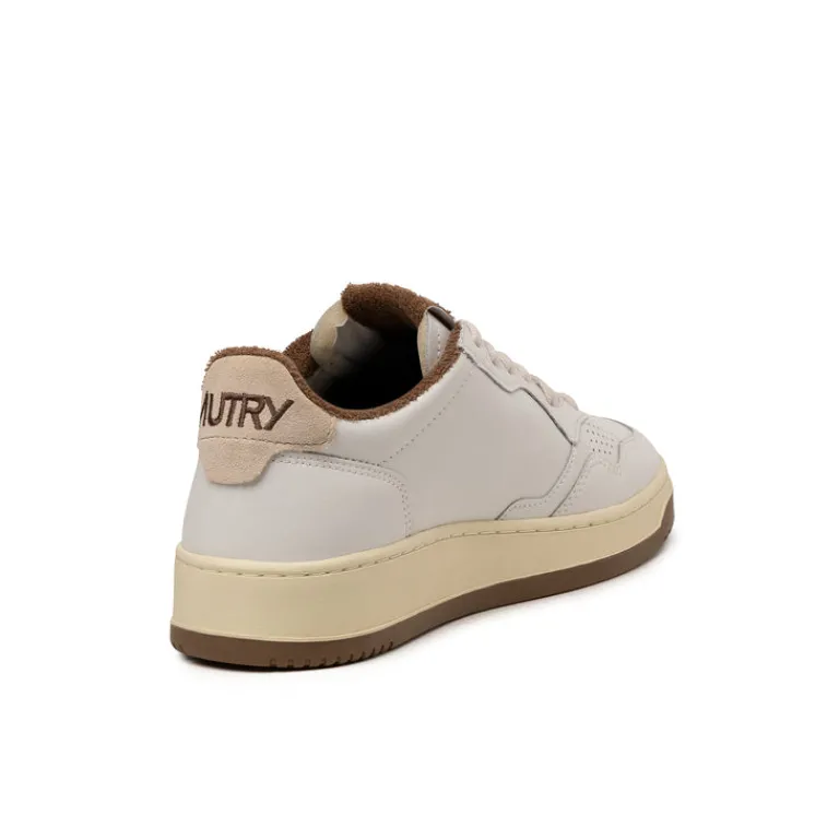 Autry Sneakers En Cuir|Sneakers Blancs*Medalist *Virgin / Sponge* White / Sepia