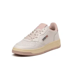Autry Sneakers En Cuir|Sneakers Blancs*Medalist *Virgin / Sponge* White / Powder Pink