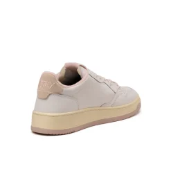 Autry Sneakers En Cuir|Sneakers Blancs*Medalist *Virgin / Sponge* White / Powder Pink