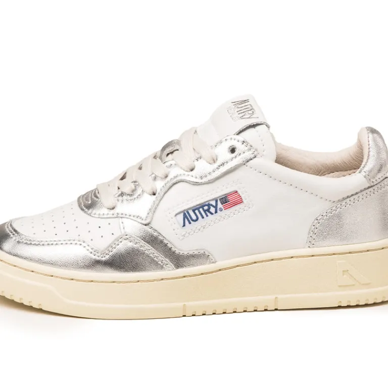 Autry Sneakers En Cuir*Medalist W Silver