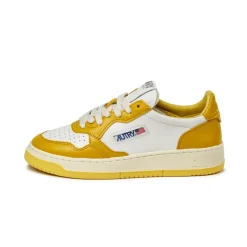 Autry Sneakers En Cuir*Medalist W Wht / Hny Ylw