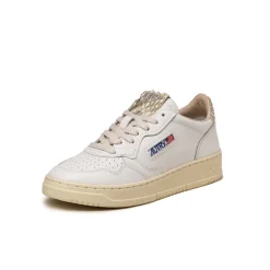 Autry Sneakers En Cuir|Sneakers Blancs*Medalist W Virgin / Diamond White / Dmn
