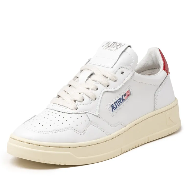 Autry Sneakers En Cuir|Sneakers Blancs*Medalist W White / Red