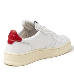 Autry Sneakers En Cuir|Sneakers Blancs*Medalist W White / Red