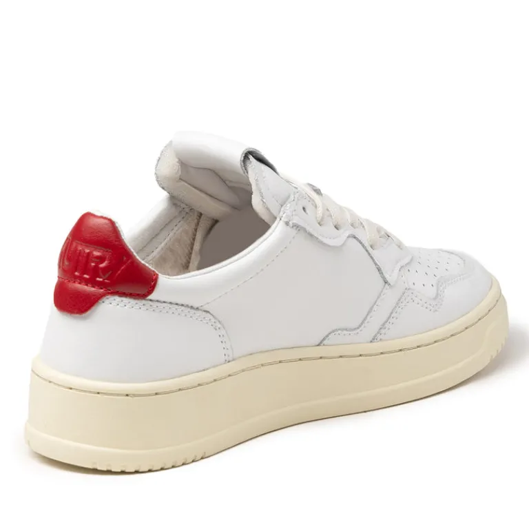 Autry Sneakers En Cuir|Sneakers Blancs*Medalist W White / Red