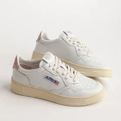 Autry Sneakers En Cuir|Sneakers Blancs*Medalist W Leat / Leat White / Pink