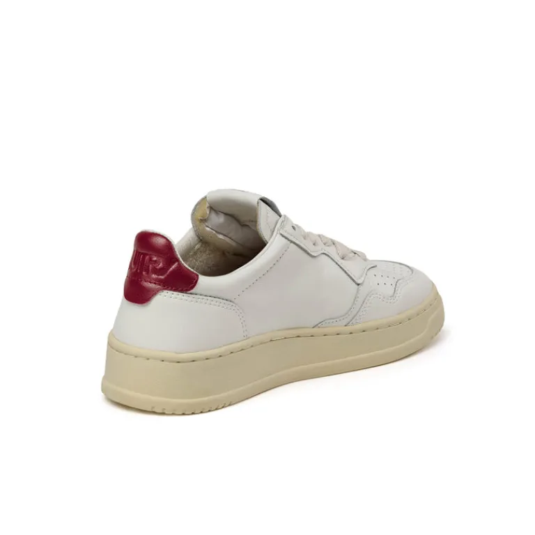 Autry Sneakers En Cuir|Sneakers Blancs*Medalist W White / Syrah