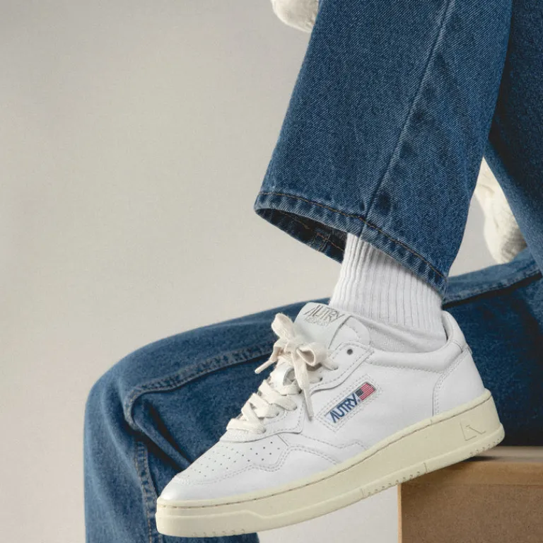 Autry Sneakers En Cuir|Sneakers Blancs*Medalist W White / White