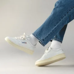 Autry Sneakers En Cuir|Sneakers Blancs*Medalist W White / White