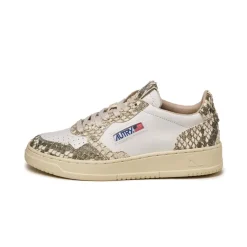 Autry Sneakers En Cuir|Sneakers Blancs*Medalist W Diamond / Gigant White / Dmn