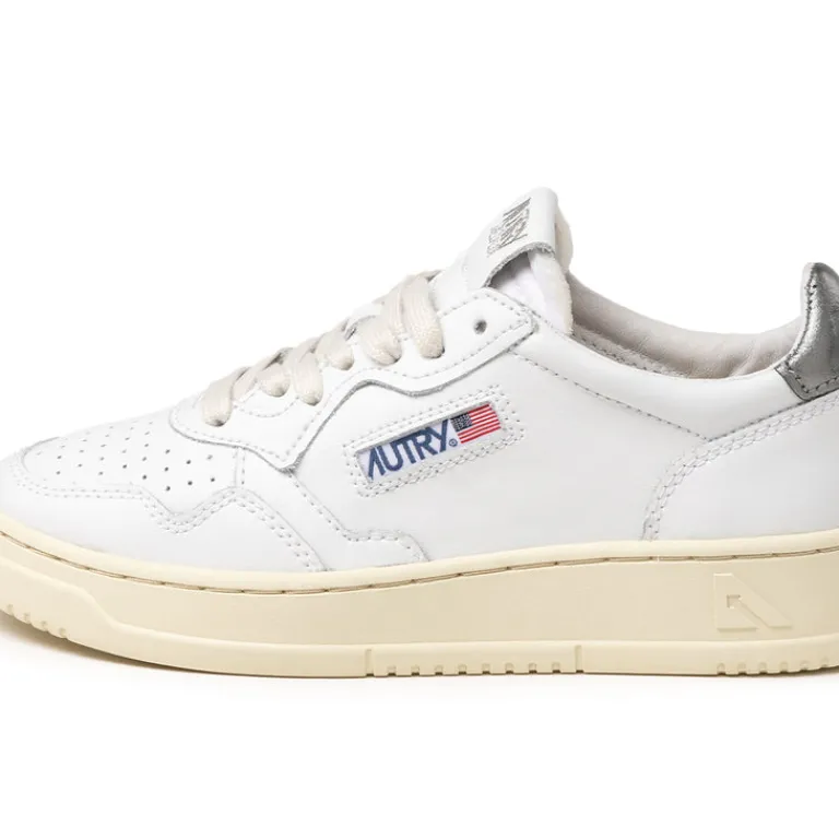 Autry Sneakers En Cuir|Sneakers Blancs*Medalist W White / Silver