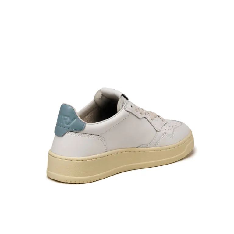 Autry Sneakers En Cuir|Sneakers Blancs*Medalist W White / Silver Blue