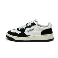 Autry Sneakers En Cuir|Sneakers Blancs*Medalist W *Goat / Canvas* Black