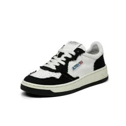 Autry Sneakers En Cuir|Sneakers Blancs*Medalist W *Goat / Canvas* Black