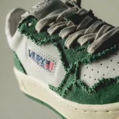 Autry Sneakers En Cuir*Medalist W *Goat / Canvas* Eden