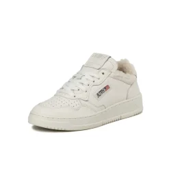 Autry Sneakers En Cuir|Sneakers Blancs*Medalist W *Goat / Sherpa* White